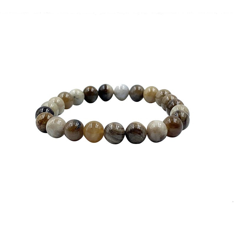 Bracelet Bois fossile 8 mm